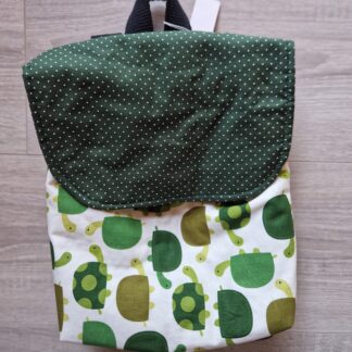 Sac à dos enfant en tissu tortues